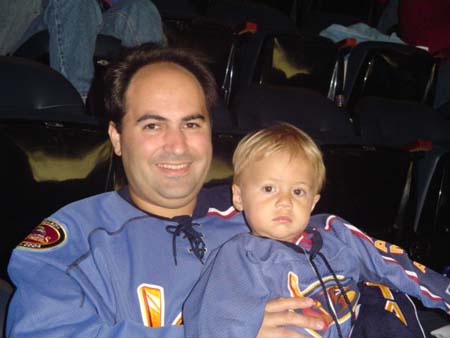 Thrashers game - 3rd one - September 30 2005 - met Ted Turner that night too